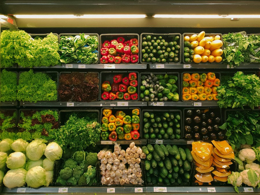 Fresh produce ready to share